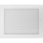 Krbová mřížka 22x30 BASIC bílá s žaluzií