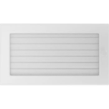 Krbová mřížka 17x30 BASIC bílá s žaluzií