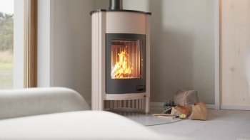 HS FLAMINGO krbová kamna MASTERFLAMME Grande I - krémová