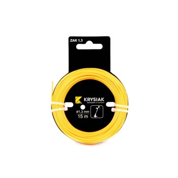 KRYSIAK žací struna 1,3mm 15m - kulatá
