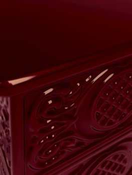 HS FLAMINGO kachlová kamna BALI - bordo