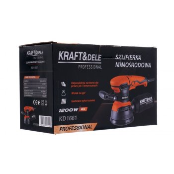 Kraft&Dele KD1661 excentrická bruska 1200W