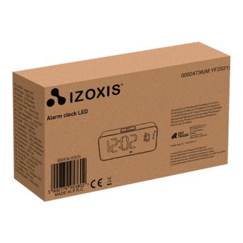 IZOXIS 24736 LED hodiny s budíkem