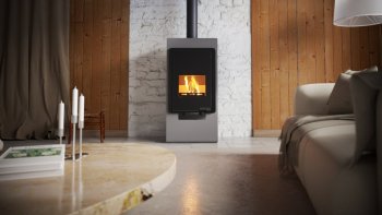 HS FLAMINGO krbová kamna DELUXE SINGA - šedá