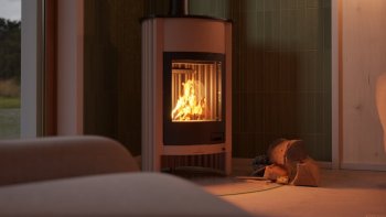 HS FLAMINGO krbová kamna MASTERFLAMME Grande I - krémová