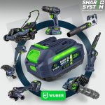Akumulátor Wuber W04040, Share+ System Li-Ion, 20V, 4 Ah