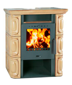 FLAMA kachlová kamna ALEA ECO - sahara