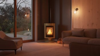 HS FLAMINGO krbová kamna MASTERFLAMME Medie II - olivová