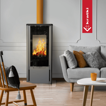 KRATKI Krbová plynová kamna KOZA AB ENYO G/G25,3 pro zemní plyn
