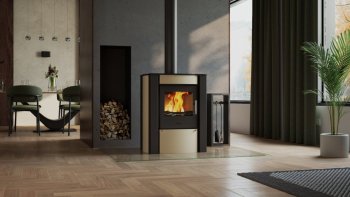 HS FLAMINGO krbová kamna AMOS - krémová