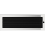 Krbová mřížka 17x49 BASIC broušený nerez s žaluzií