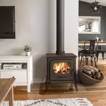 KRATKI krbová kamna KOZA K7 ASDP s automatickou regulací - černá