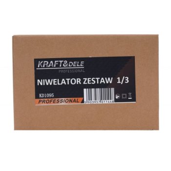 Kraft&Dele KD1095 Nivelační laser se stativem dosah 107m