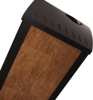 HS FLAMINGO krbová kamna AQUAFLAM VARIO BARMA 11/5 kW - Ořech - elektronická regulace