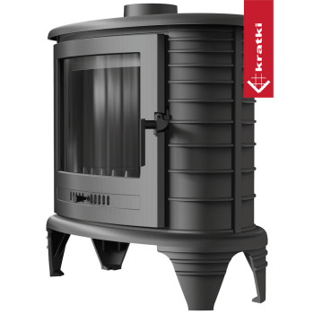 KRATKI krbová kamna KOZA K8 ASDP s automatickou regulací - černá