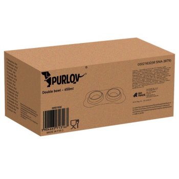 PURLOV 21632 Dvojitá miska 450 ml