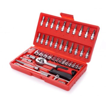 Kraft&Dele KD10525 Gola sada s nástrčnými klíči 46 ks