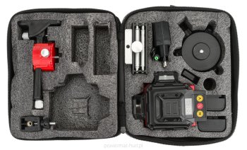 POWERMAT RTPLK0036 Křížový laser 4D zelený 360°