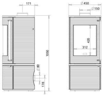 INVICTA krbová kamna ALTARA 6103-44