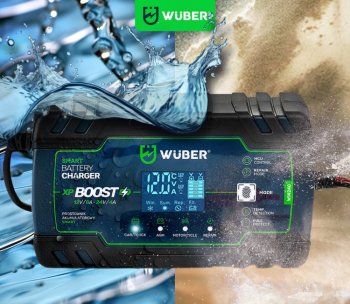 WUBER Mikroprocesorová nabíječka baterií 12-24V W14240