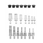 Kraft&Dele KD10556 ruční nýtovací kleště pro nýty M3-M10 sada 110ks