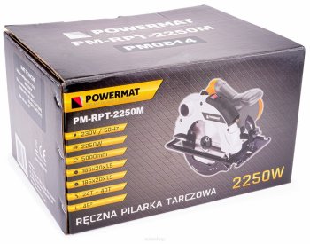 POWERMAT Okružní pila 2250W PM-RPT-2250M 185mm