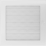 Krbová mřížka 22x22 BASIC bílá s žaluzií