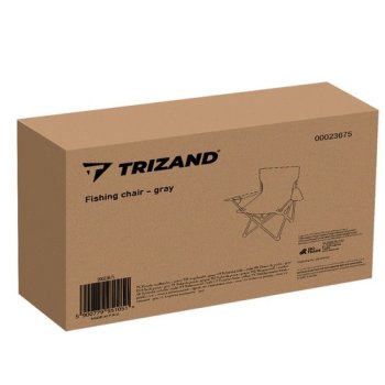 TRIZAND 23675 Šedá rybářská židle