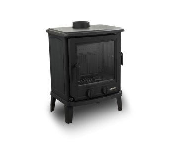 Krbová kamna NORDflam BRENO, 10 kW, černá