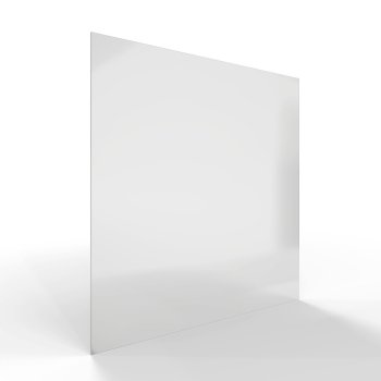 HS Flamingo sklo pod kamna - Čtverec 1200x1200 mm / 6 mm