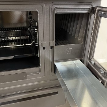 PLAMEN krbová kamna SLAVONAC N levý - černý