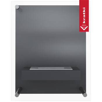 KRATKI Biokrb GLASS černý