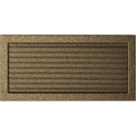 Krbová mřížka 22x45 BASIC staré zlato s žaluzií