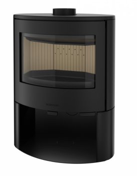 Krbová kamna NORDflam BOLONIA, 10,5 kW, černá