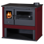 VICTORIA sporák na tuhá paliva Viki Lux - bordeaux