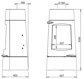 INVICTA krbová kamna ARATOS antracit 6453-44