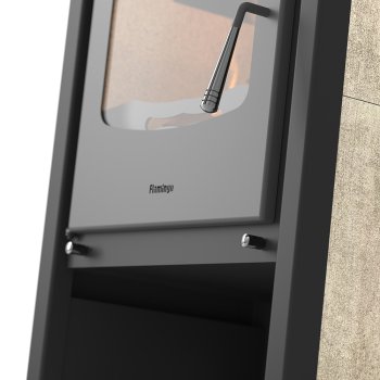 HS FLAMINGO krbová kamna MELAND - bělený dub