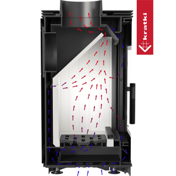 KRATKI krbová kamna KOZA VEGA (150mm) - černá