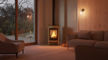 HS FLAMINGO krbová kamna MASTERFLAMME Medie I - olivová