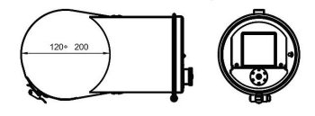 DARCO regulátor komínového tahu trubkový 150mm s objímkou