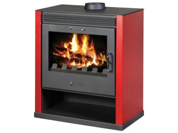 VICTORIA krbová kamna s výměníkem RUBIN B červená