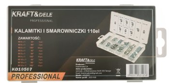 Kraft&Dele KD10507 sada mazacích hlavic 110ks