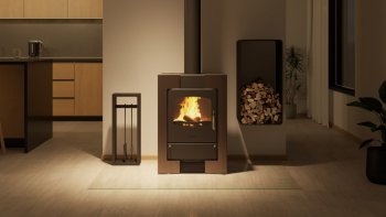 HS FLAMINGO krbová kamna ESPO I - hnědá
