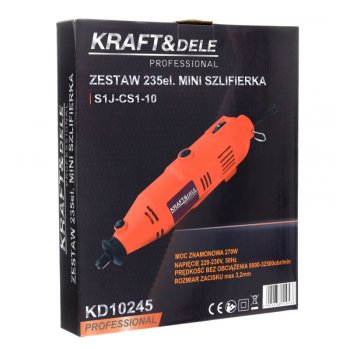 Kraft&Dele KD10245 přímá minibruska s příslušenstvím 235ks 270W
