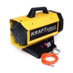 Kraft&Dele plynový ohřívač KD11734 s regulátorem tlaku - 25 kW