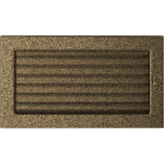 Krbová mřížka 17x30 BASIC staré zlato s žaluzií