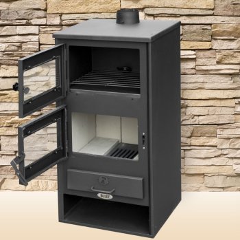 BLIST krbová kamna NAPOLI s troubou - antracit