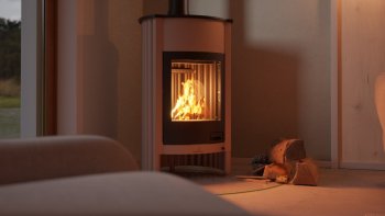 HS FLAMINGO krbová kamna MASTERFLAMME Grande I - krémová