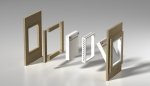 SILADOR revizní dvířka pro krby - 22 × 44,4 cm - instalace na výšku