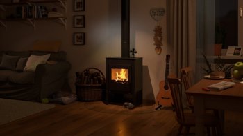 HS FLAMINGO krbová kamna KUALA - olivová